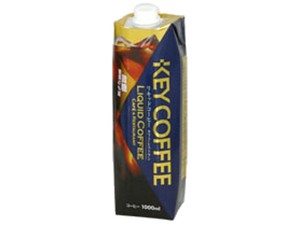 KEYコーヒー リキッド テトラプリズマ微糖 紙 1L x6 【コーヒー】