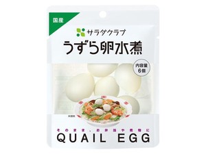 QP サラダクラブ うずら卵水煮 6個 x10 【うずらの卵】