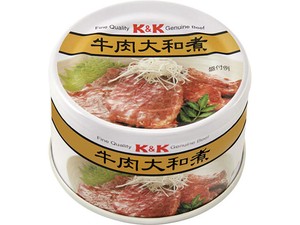 K&K 牛肉大和煮 (JAS無し) EO 携帯缶 x6 【おつまみ・缶詰】