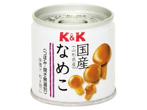 K&K 国産 なめこ水煮 EO SS2号缶 x6 【缶詰】