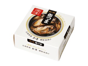 K&K 缶つまプレミアム 広島かき 燻製油漬けEO F3号缶 x6 【おつまみ・缶詰】