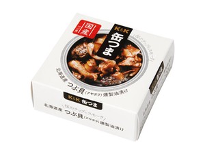 [Canned foods] K&K Canned food Made in Hokkaido Smoked clams in oil Snacks Canned food