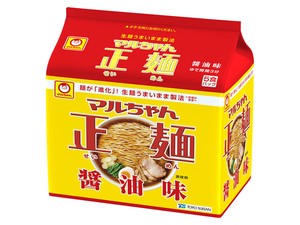 マルちゃん マルちゃん正麺 醤油味 5食パック 105gX5 x6 【ラーメン】
