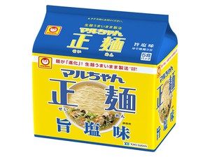 マルちゃん マルちゃん正麺旨塩 5食パック 112gx5 x6 【ラーメン】
