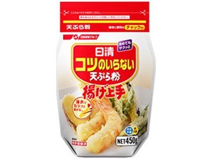 日清フーズ コツのいらない天ぷら粉揚げ上手 450g x20 【小麦粉・パン粉・ミックス】