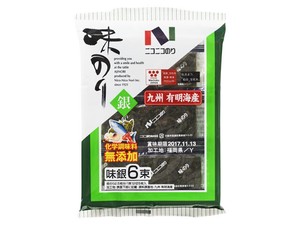 [Processed Seafood] Nico Nico Nori Aji Gin 6 bundles Seaweed