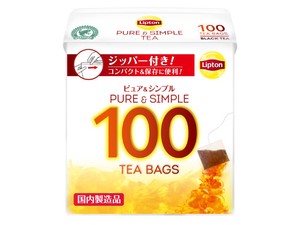 リプトン ピュア＆シンプル ティーバッグ 100袋 x6 【紅茶】