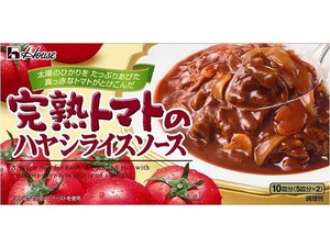ハウス 完熟トマトのハヤシライスソース 184g x10 【カレー・シチュー】