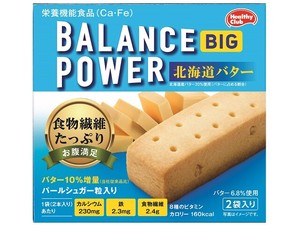 ハマダコンフェクト バランスパワービッグ北海道バター 2袋x8