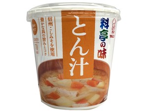 マルコメ 料亭の味 とん汁 カップ 1食 x6 【味噌汁】