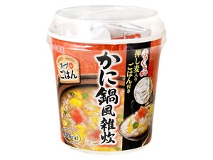 [Cup rice] Marumiya Soup de Gohan Kani Nabe Zosui Cup