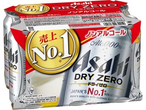 アサヒ ドライゼロ 6缶パック 350x6 x4 【ノンアル】