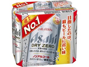 アサヒ ドライゼロ 6缶パック 500mlX6 x4 【ノンアル】