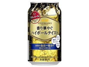 アサヒ スタイルバランス ハイボールテイスト 缶 350ml x24 【ノンアル】