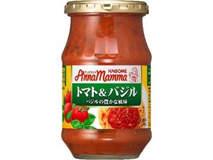 カゴメ アンナマンマ トマト＆バジル 瓶 330g x6 【パスタソース】