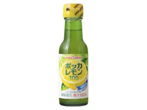 ポッカサッポロ ポッカレモン100 瓶 120ml x6 【レモン】