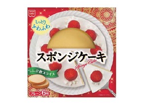 共立食品 ホームメイドスポンジケーキ プレーン丸6号 18cm x6 【製菓】