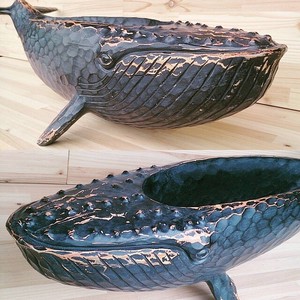 海の生き物シリーズ　ザトウクジラのオーナメント　特大