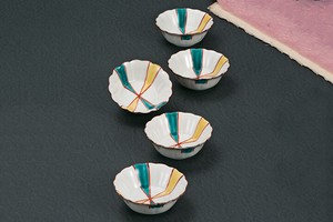 Kutani ware Side Dish Bowl Small Assortment 3-go