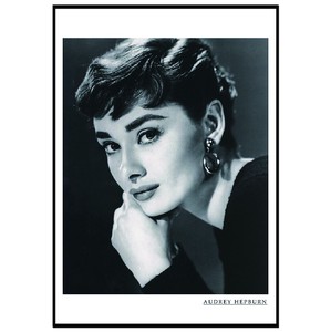 ヴィンテージシネマポスター（フレーム付き）/オードリーヘップバーン1/Audrey Hepburn
