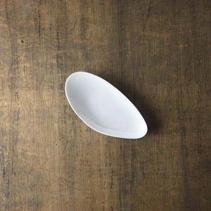 小田陶器 shell(シェル) 18cmムール 中皿(長皿) 白[日本製/美濃焼/洋食器]