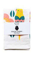 KOTORITACHI Gauze Hand Towel Flower Pattern