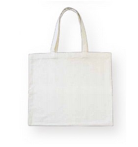 Bag Square Tote Bag Canvas Organic Cotton Set of 10