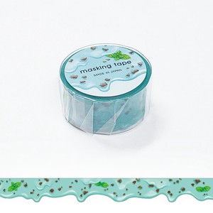 Washi Tape Chocolate Mint Masking Tape Die-Cut