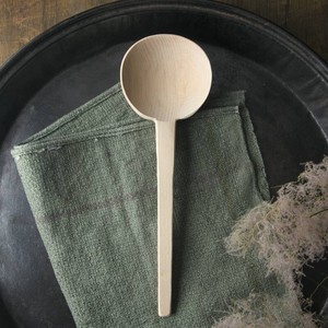 汤勺/勺子 自然 西式餐具 29.5cm 日本制造