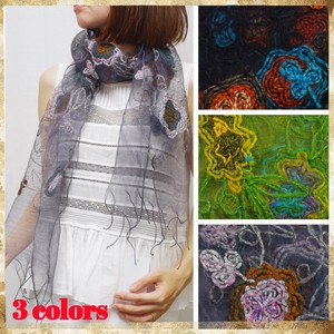 Stole Embroidered Stole 3-colors