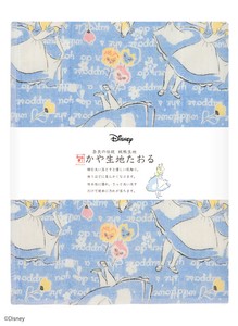 【日本製】Disney ディズニー かや生地 たおる 『フラワーガーデン』 奈良の 蚊帳生地 使用