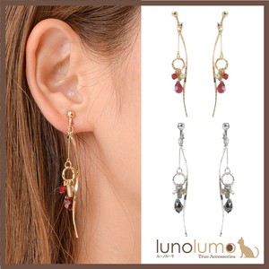 Clip-On Earrings Earrings sliver Bijoux Ladies' Crystal