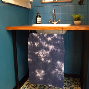 Shibori Dyeing Tenugui (Japanese Hand Towels) Dyeing Bleach Long Made in Japan