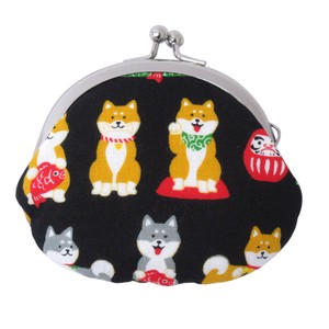 Pouch Assortment Shiba Dog 3-colors Made in Japan