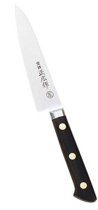 正広作　日本鋼　左きき用　ツバ付　ペティーナイフ