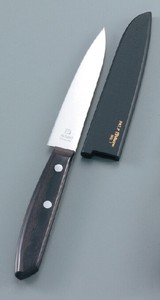 ミソノ　果物ナイフ（木製サヤ付）No.1　10．5cm
