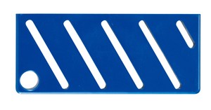 HACCP庖丁差用カラープレート　A（斜）タイプ　ブルー