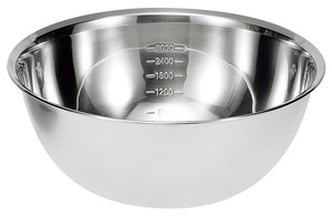 Chef's Bowl Stainless Steel Deep Bowl with Scale