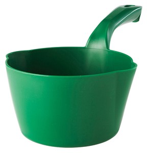 Vikan Round Scoop with Scale Green