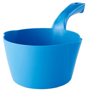 Vikan Round Scoop with Scale Blue