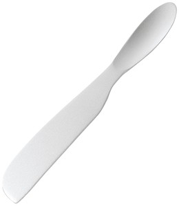 Butter knife cutable with hand heat