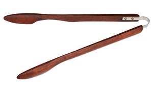 木製　アームトング　ブラウン　45370
