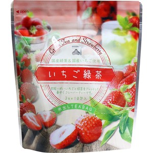 ※いちご緑茶 水出しティーバッグ 3g×10包入【食品・サプリメント】