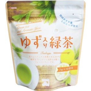 ※ゆず入り緑茶 ティーバッグ 3g×10包入【食品・サプリメント】