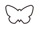 18−8　極小抜き型　蝶