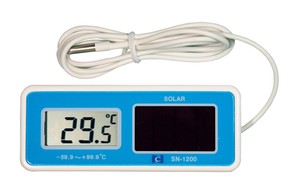 ソーラーデジタル温度計（ワイドレンジ型）SN−1200