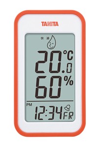 タニタ　デジタル温湿度計　TT−559（OR）オレンジ