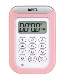 タニタ　丸洗いタイマー　100分計　TD−378　ピンク