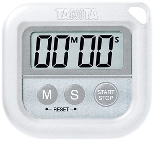タニタ　丸洗いタイマー　100分計　TD−376N　ホワイト