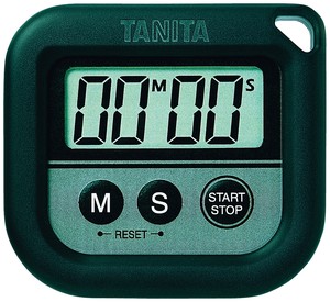 タニタ　丸洗いタイマー　100分計　TD−376N　ブラック